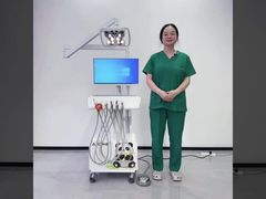 Unidad de tratamiento dental todo en uno con cámara intraoral HD Lámpara LED de mariposa Sillón dental integrado