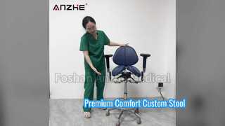 Presentación del taburete de microfibra personalizado AZ-ST07