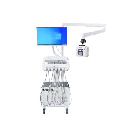 Camión dental móvil con máquina de rayos X Carro dental móvil con compresor de aire