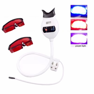 Silla dental montada máquina de blanqueamiento de dientes luz fría luz púrpura luz lámpara de blanqueamiento de dientes
