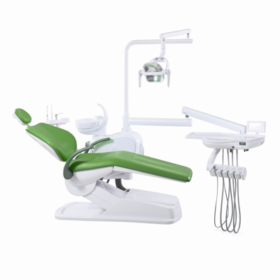 Unidad Dental Integral de la Fábrica de Foshan Aprobada por el CE Cadeira Dental Moderna de Cuero de PU Personalizada