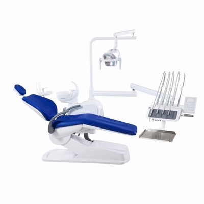 Clínica dental Unidad dental completa con sensor de luz LED silla dental montada en la parte superior