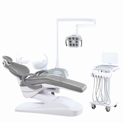 Unidad de tratamiento dental de color gris Unidad de tratamiento dental de diseño con recuerdos