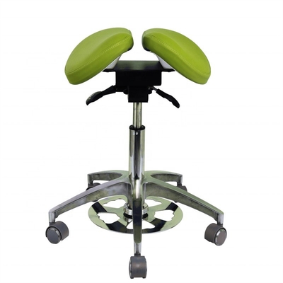 Salón de belleza silla cómoda silla de dentista de micro fibra verde silla de dentista de silla de forma de silla de dentista