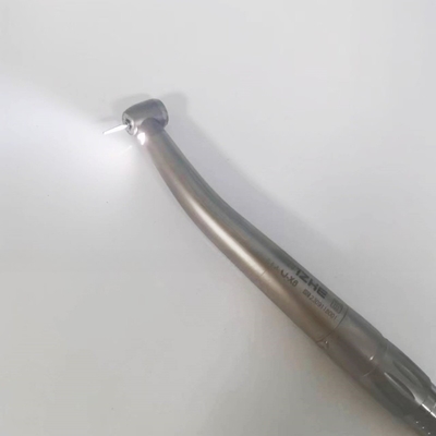 Alta velocidad LED 4 agujeros de la pieza de mano Turbina clínica dental de fibra óptica de la pieza de mano dental