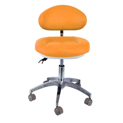Microfibra de cuero taburete de dentista respaldo de espalda grande taburete de salón almohadilla blanda taburete quirúrgica para dentista