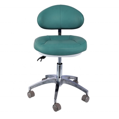 Microfibra de cuero taburete de dentista respaldo de espalda grande taburete de salón almohadilla blanda taburete quirúrgica para dentista