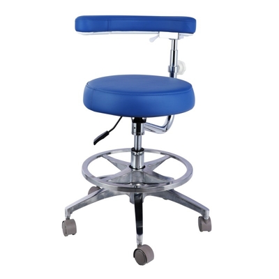 Silla de muebles de hospital ajustable en altura de piel de fibra micro redonda