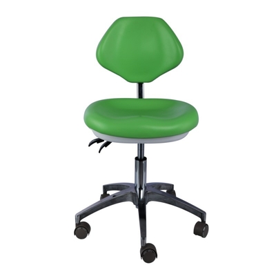 Clínica dental Doctor asistente taburete de cuero pu asiento cómodo color azul taburete de dentista