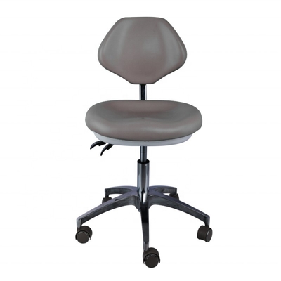 Clínica dental Doctor asistente taburete de cuero pu asiento cómodo color azul taburete de dentista