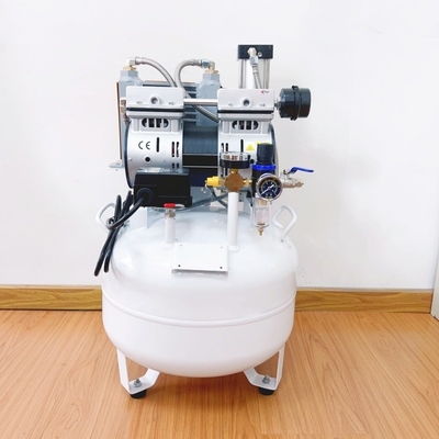 Compresor de aire libre de aceite certificado por el CE Clínica dental Compresor de aire dental 32L con secador