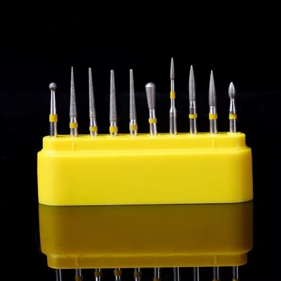 Burro de perforación dental de acero inoxidable de 1,6 mm Dental Diamond Bur para pieza de mano de alta velocidad