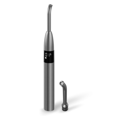 Consejos de metal 1 segundo de luz dental curativo inalámbrico de alta potencia LED luz dental curativa