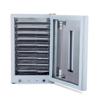 Cabinet de luz UV de 27L de puerta única Cabinet dental UV de acero inoxidable con ajuste de tiempo