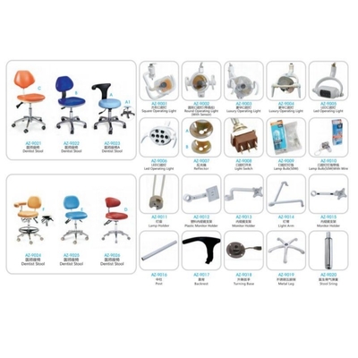 Foshan silla dental piezas de repuesto traje para diferentes tipos de unidad dental