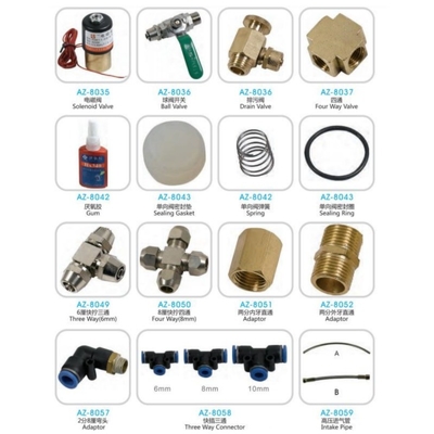 Foshan Compresor dental Reparación de herramientas Compresor motor Compresor dental de aire Partes de repuesto
