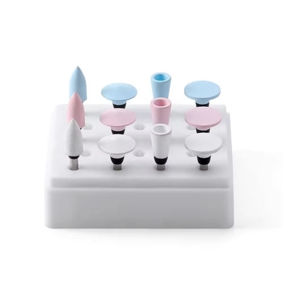 12pcs/caja de alta calidad dental de silicona para pulir dientes para el ángulo de contra pieza de mano de venta caliente kits de pulido dental