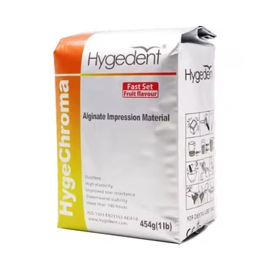 Hygedent Alginate Material de Impresión Dental Fácil de mezclar Dental Alginate Impresión en polvo