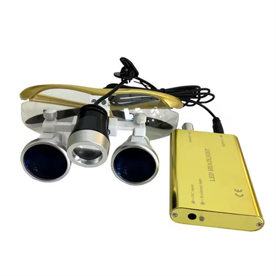 2.5X/3.5X Magnificador dental con luz de la cabeza LED Herramienta quirúrgica útil Lúpulas dentales