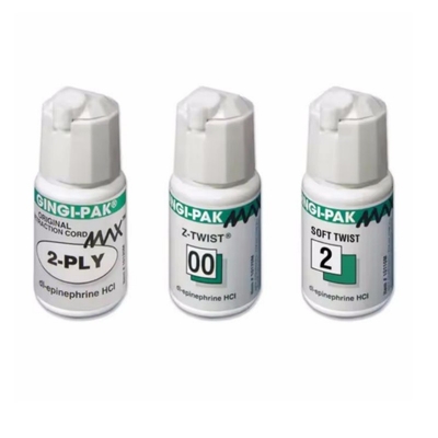 Línea dental desechable de goma fina 2m/botella 5 Tamaño Cordón dental de retracción gingival