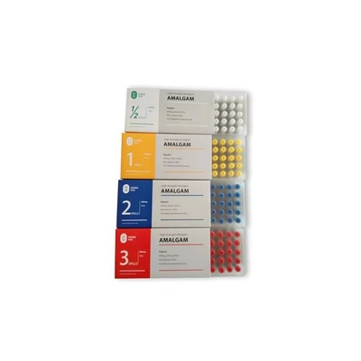 Material de relleno dental cápsula de amalgama 2 derrame 600 mg 50pcs/caja cápsula de amalgama dental