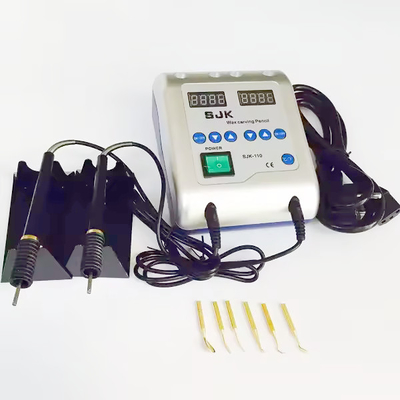6 consejos de moldeado de cera cuchillo de tallado eléctrico doble bolígrafo dental digital lápiz de tallado de cera