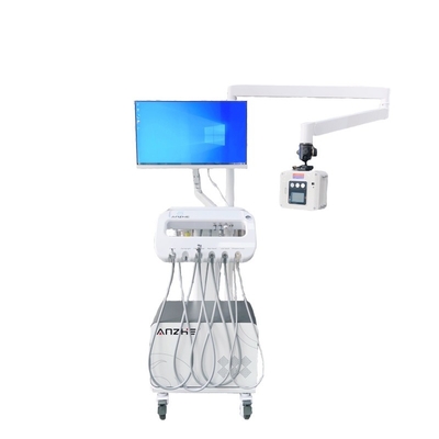 Camión dental móvil con máquina de rayos X Carro dental móvil con compresor de aire