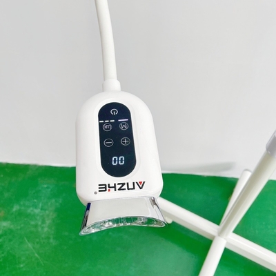 360 grados de rotación de los dientes blanquear luz de 3 colores de blanqueador de dientes con pantalla táctil