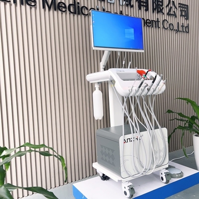 Unidad de tratamiento dental quirúrgico veterinario con computadora y compresor de aire incorporado