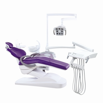 Diseño de lujo Unidad dental de almohadilla grande y suave silla dental multicolor con 9 recuerdos
