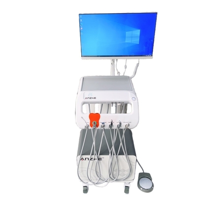 Fabrica de venta caliente de banco de trabajo dental Anzhe Unidad dental portátil con computadora