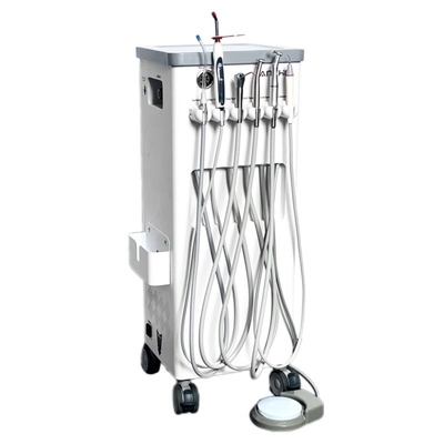 Equipo de operación dental portátil de mini cuerpo Unidad de tratamiento dental móvil con escalador dental