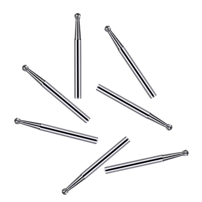10pcs/ Caja de Polido Médico Bur Carburo Dental de Tungsteno Bur de forma de bola de Carburo para la prótesis dental