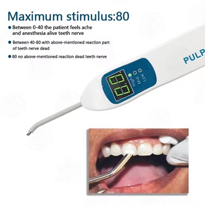 Instrumento de conducto dental de las raíces de plástico Dental Pulp Tester eléctrico 3 Modo de trabajo Tester de estado dental