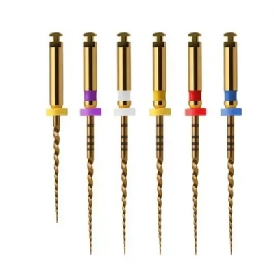 Dental de acero inoxidable de perforación de metal de perforación Dental Reamers para la fibra de post de la clínica dental de laboratorio de material de perforación del conducto radicular dental