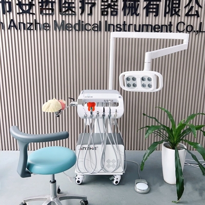 Simulador dental Sistema de entrenamiento dental Simulador dental Cabeza fantasma con carrito de tratamiento para la enseñanza de la escuela dental
