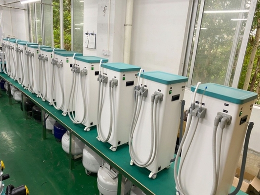 Equipo de máquina de succión dental profesional Instrumento de energía portátil Unidad de succión dental desmontable