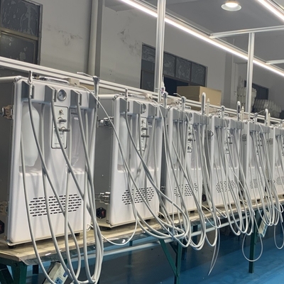 Unidad dental móvil con compresor de aire de 550W