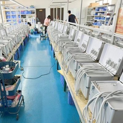 Maleta dental con unidad de succión Unidad dental móvil con compresor de aire portátil