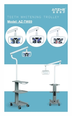 Máquina de blanqueamiento de dientes Máquina de eliminación de manchas dentales lámpara de blanqueamiento de dientes LED con carrito móvil