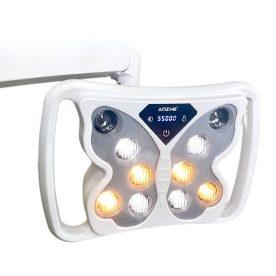 2 en 1 Función silla dental LED operación luz azul luz dientes de blanqueamiento función lámpara de boca cirugía dental luz