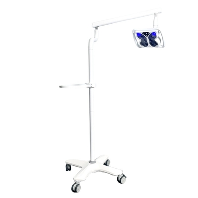 Máquina portátil de blanqueamiento dental de dientes 12W potente 10 LED de luz fría de piso de pie lámpara de unidad de blanqueamiento móvil