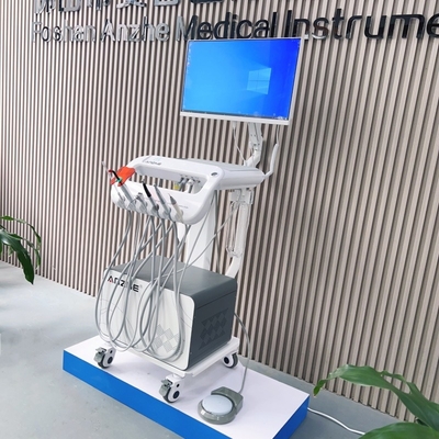 Mesa de trabajo dental móvil para equipos terapéuticos veterinarios Cuidado dental de animales Carro dental móvil