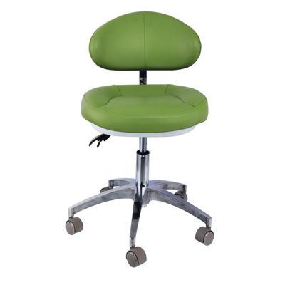 Sillón de dentista de elevación giratoria Sillón de cuero de micro fibra Sillón de clínica dental rotativo Sillón de asistencia dental ajustable con respaldo