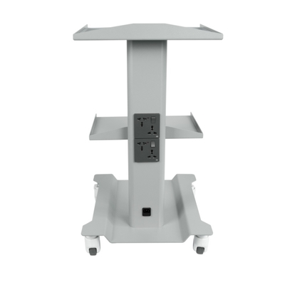 Carro de herramientas para clínica dental, diseño resistente, metal, móvil, para instrumentos, trolley, color gris, de gran venta, carro de entrega móvil médico