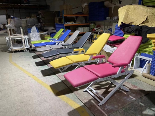 Unidad de Silla Dental Portátil Plegable con Escupidera de Acero Inoxidable, Bandeja de Instrumentos y Luz Móvil Silla Dental Plegable