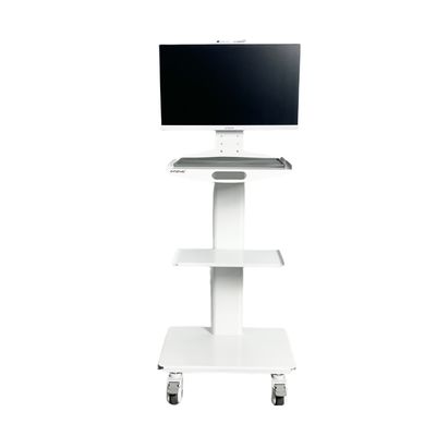 Carro móvil dental Carro dental móvil Médico Gran lugar Carro dental Monitor dental Carro de escaneo oral con cuatro ruedas