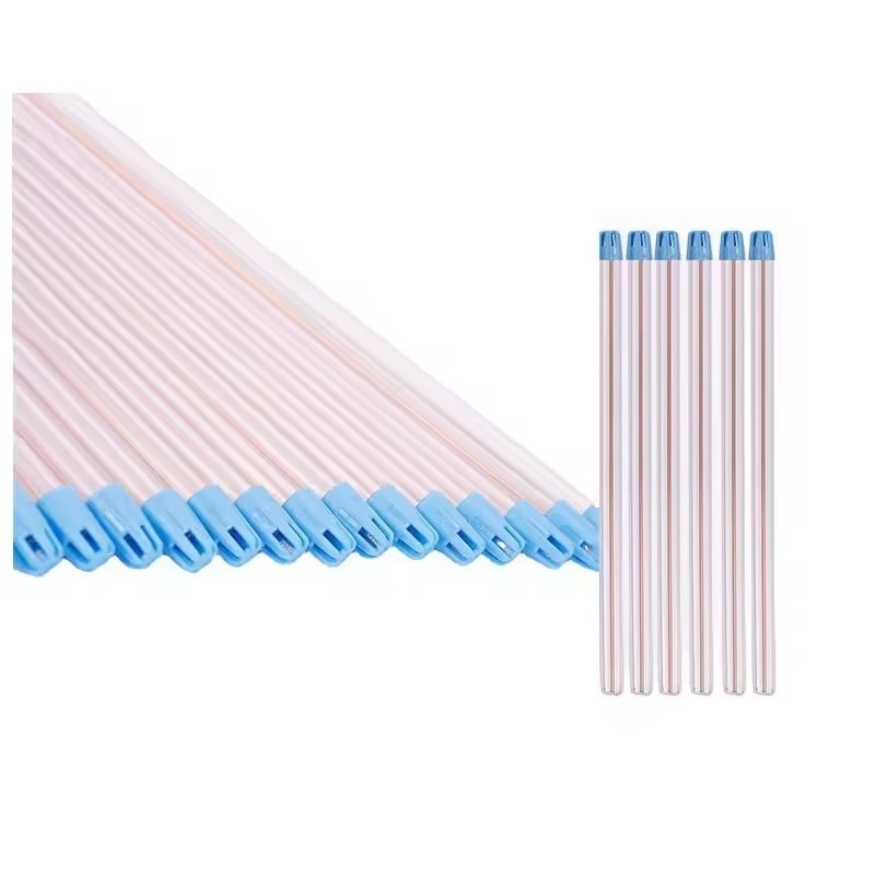 Fácil de doblar Succión Ejector de saliva Pvc con puntas de succión desechables dentales de cobre
