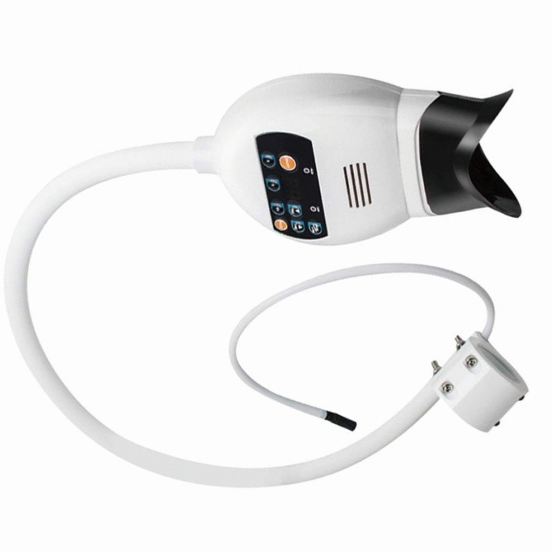 Silla dental montada para blanquear los dientes Luz 8 luz LED Máquina para blanquear los dientes para la clínica dental