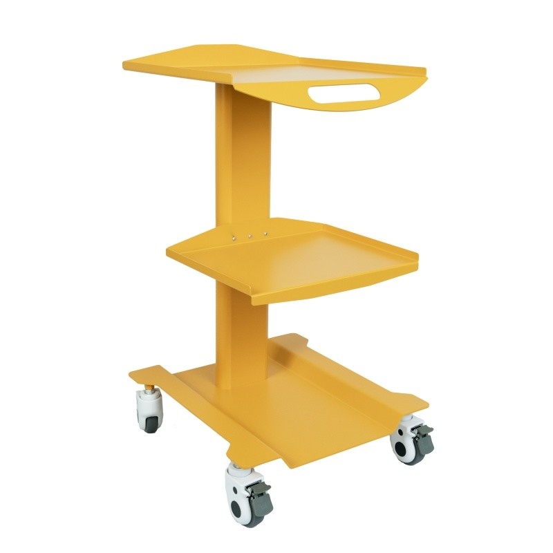 Salón de belleza Camión de tres capas Clínica dental Hospital Camión móvil Diseño personalizado Acepta Camión móvil dental de color amarillo